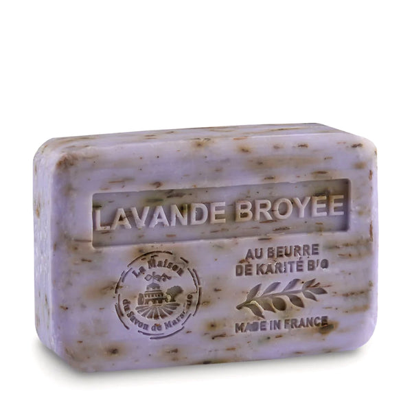 La Maison du Savon de Marseille Shea Butter Soap 250g - Lavande Broyee / Crushed Lavender