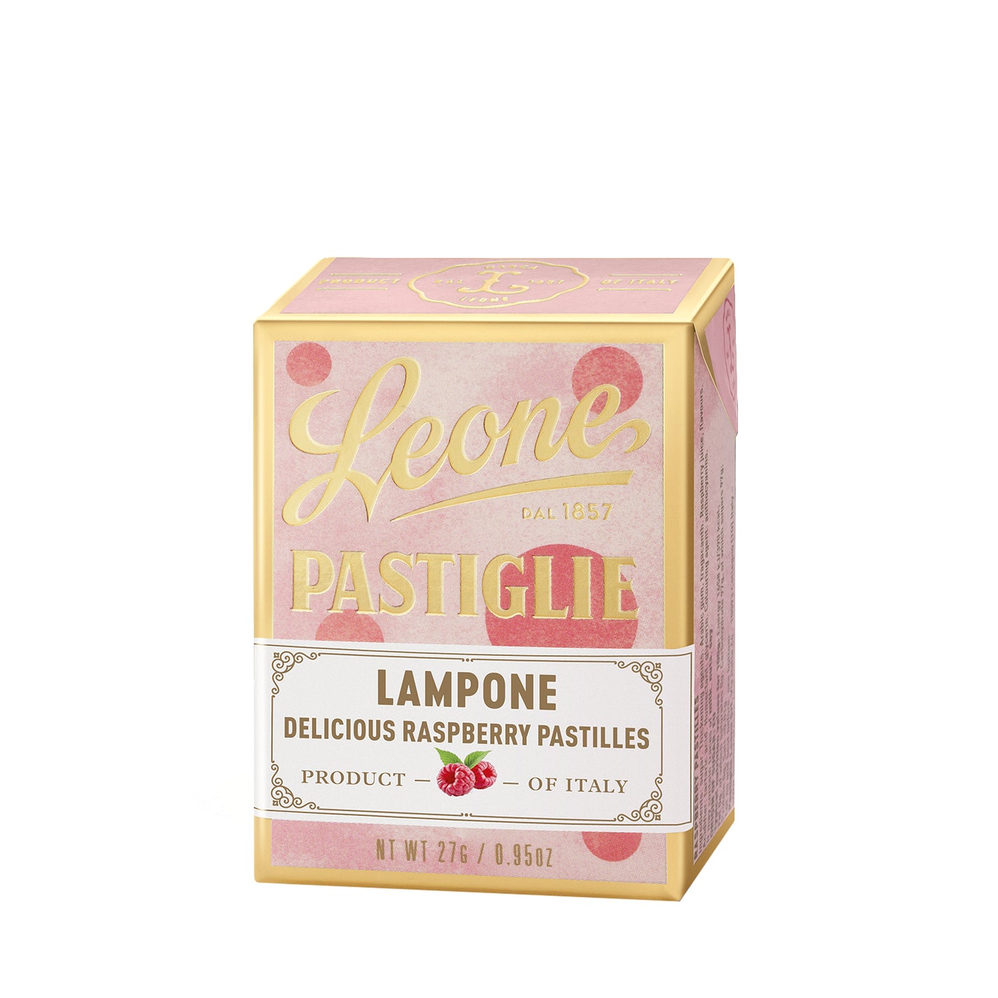 Leone 1857 Delicious Raspberry Pastilles in Box