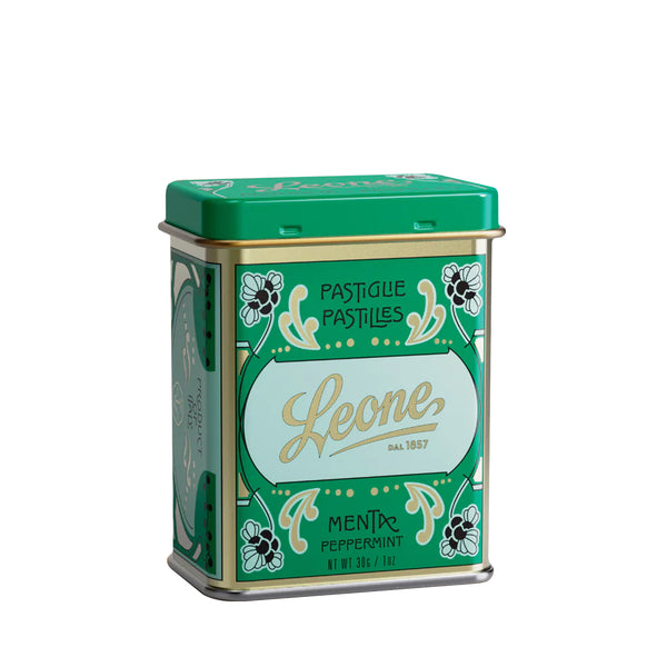 Leone 1857 Fresh Peppermint Pastilles in Classic Tin