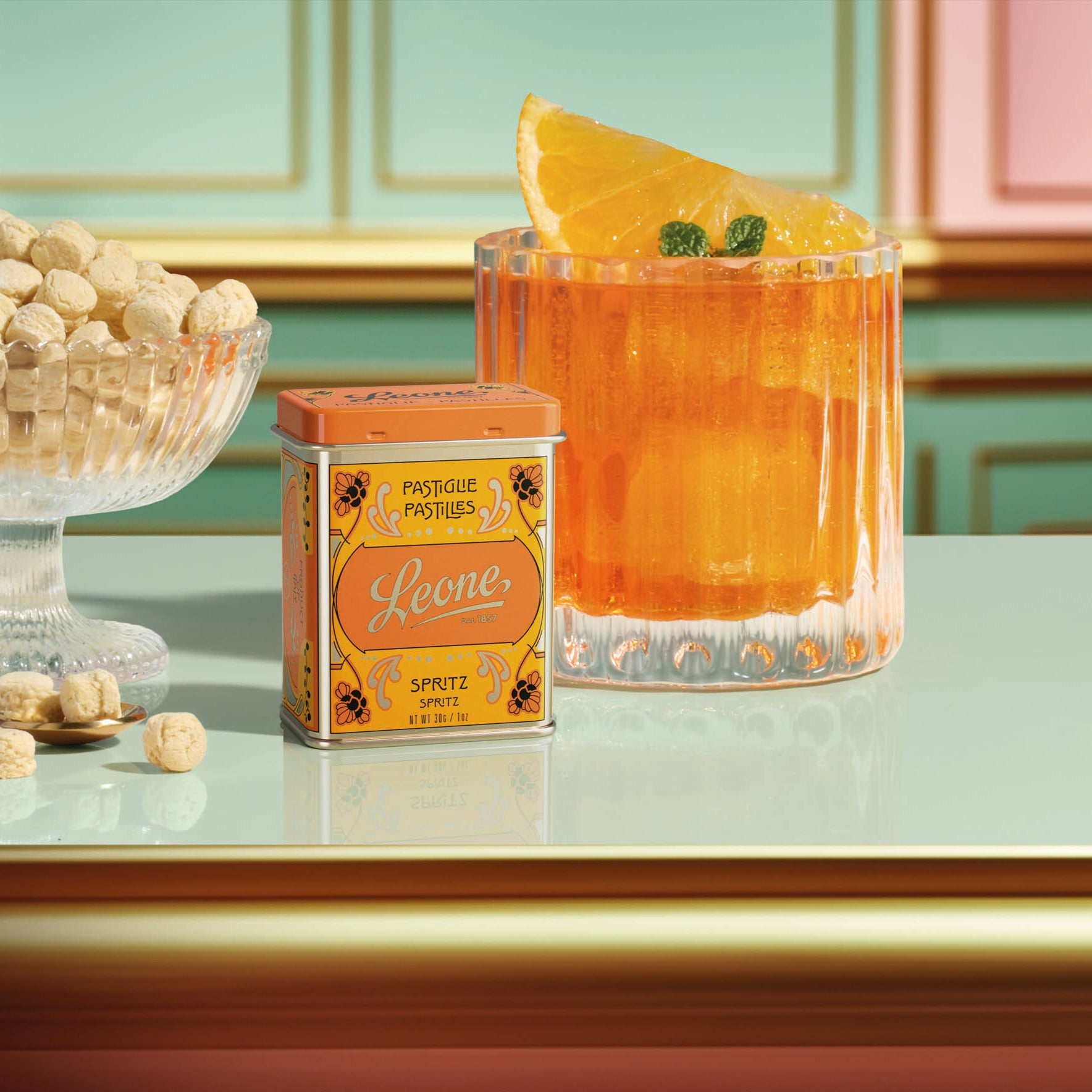 Leone 1857 Italian Spritz Pastilles in Classic Tin: Official Stockist