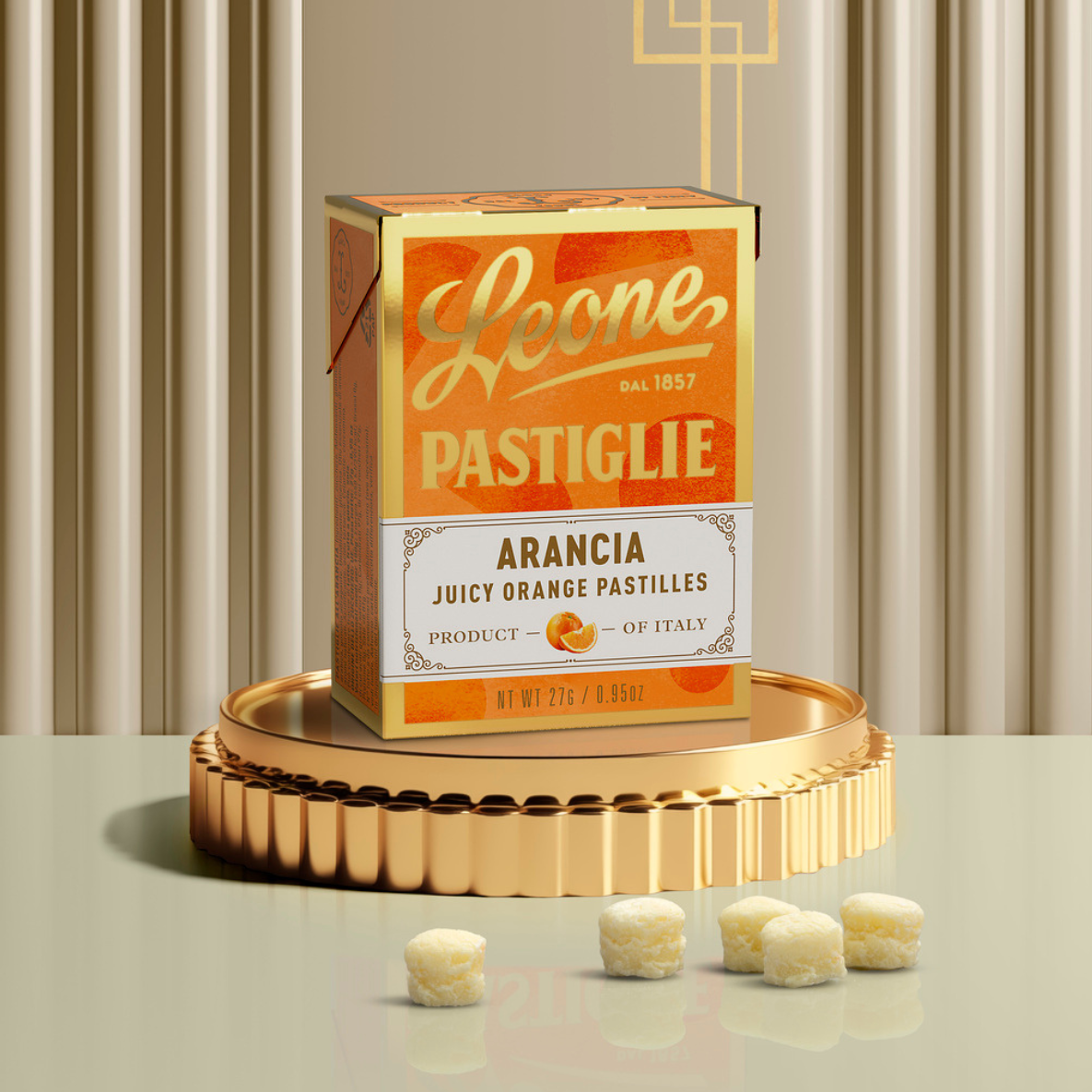 Leone 1857 Juicy Orange Pastilles in Box