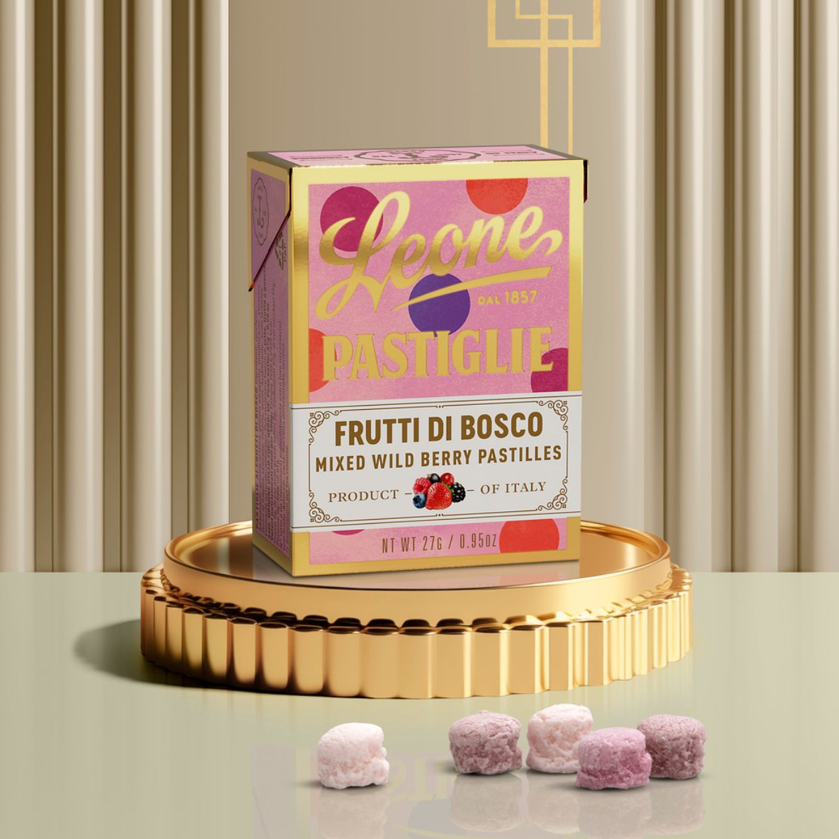 Leone 1857 Mixed Wild Berry Pastilles in Box