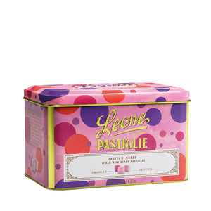 Leone 1857 Mixed Wild Berry Pastilles in Gift Tin - 250g