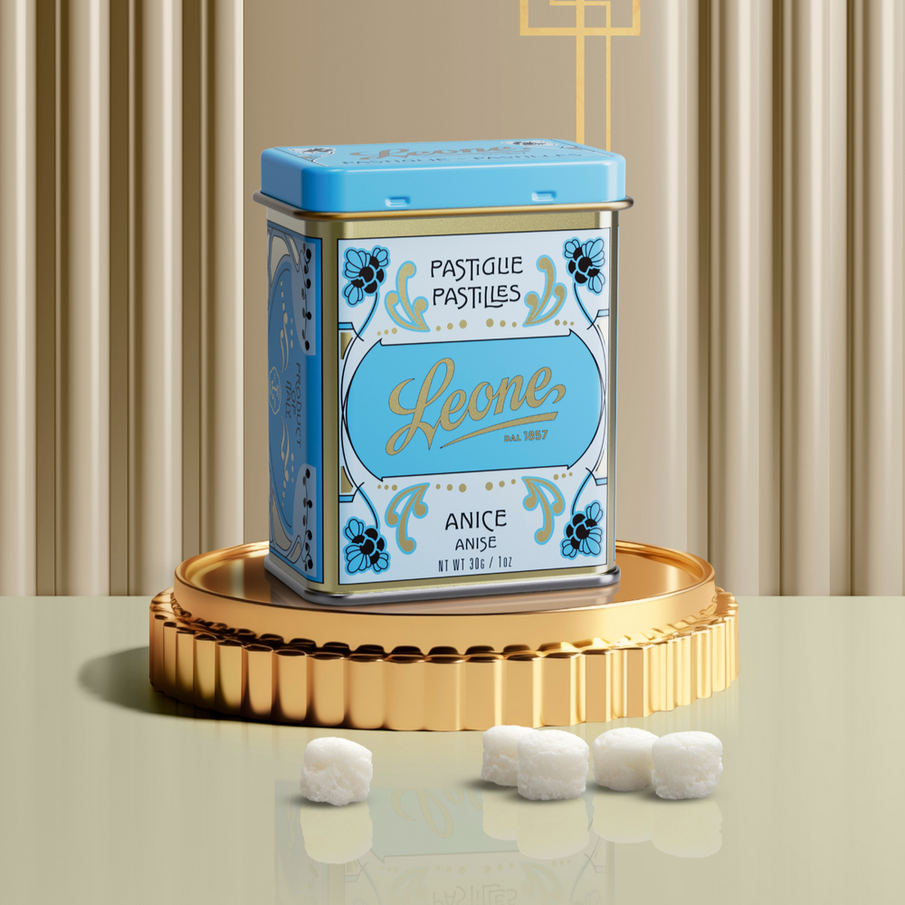 Leone 1857 Pure Anise Pastilles in Classic Tin
