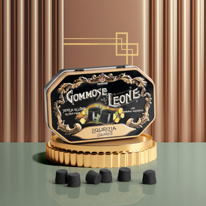 Leone 1857 Sugar Free Orange Liquorice in Gummy Tin - 42g