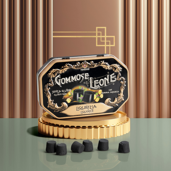 Leone 1857 Sugar Free Orange Liquorice in Gummy Tin - 42g