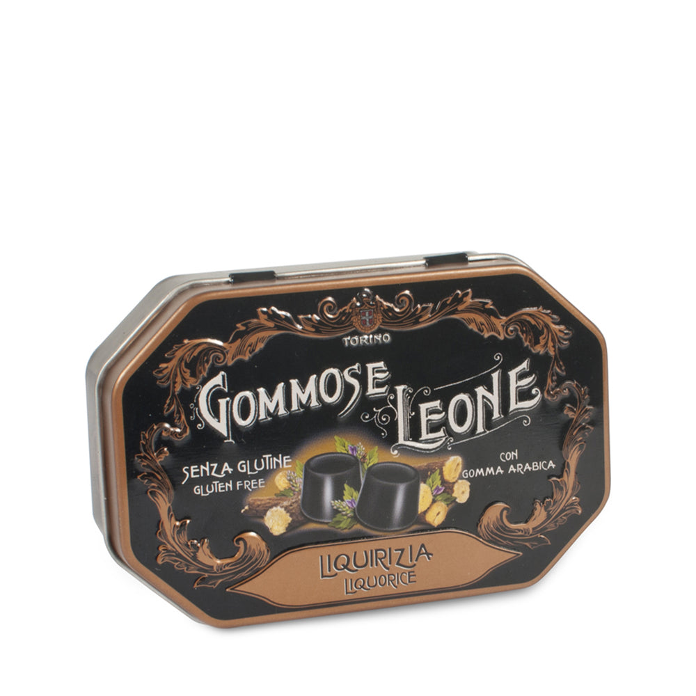 Leone 1857 Sugar Free Orange Liquorice in Gummy Tin - 42g
