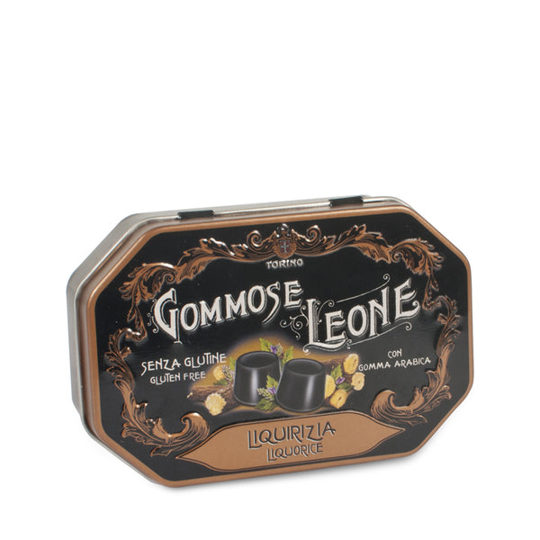 Leone 1857 Sugar Free Orange Liquorice in Gummy Tin - 42g