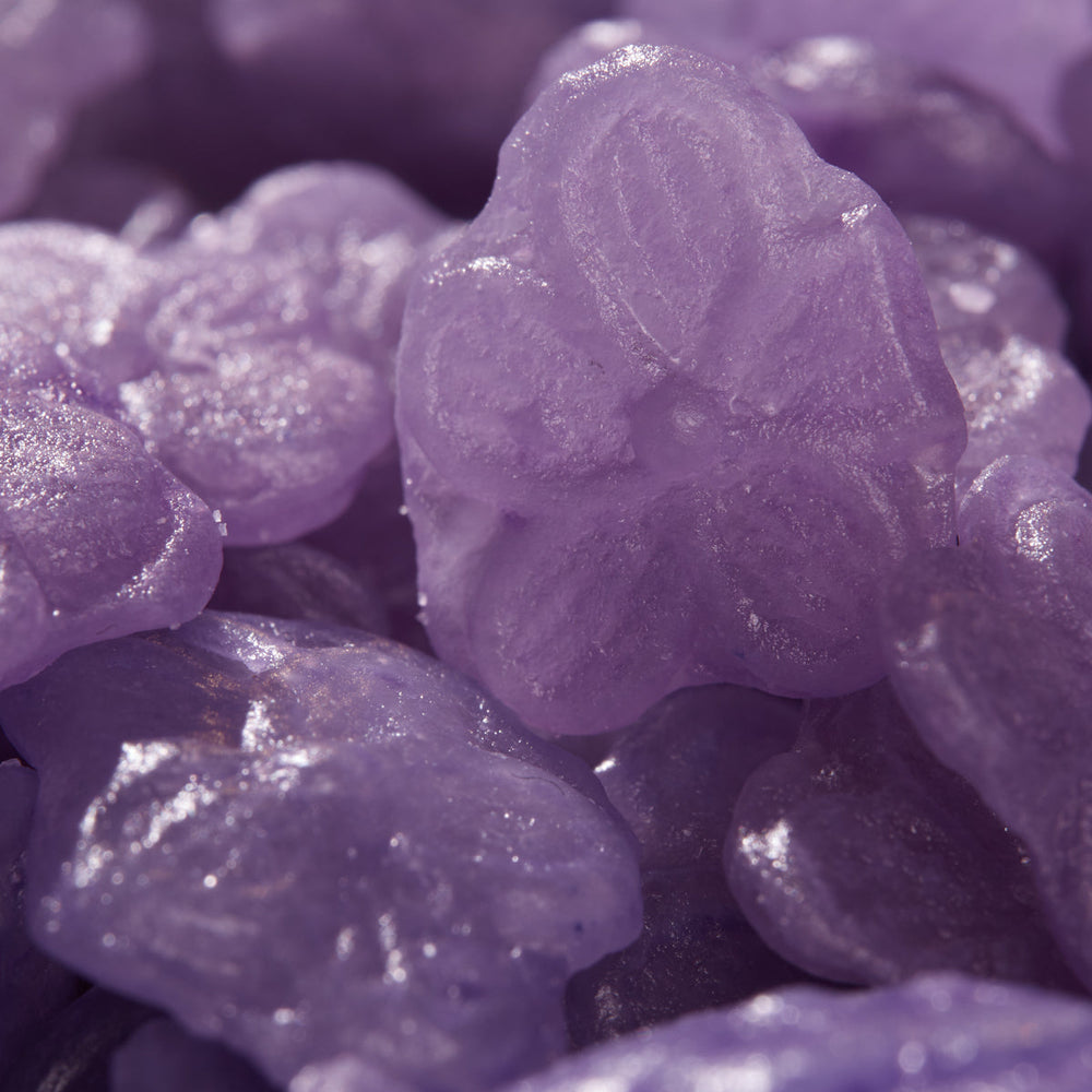 Violet Candy Drops in Round Tin - 150g
