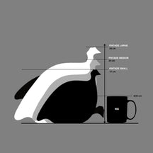 Les Ceramiques de Lussan Pintade (Guinea Fowl) Medium - Polar Blue