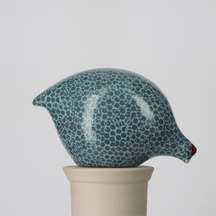Les Ceramiques de Lussan Quail Pecking - Turquoise