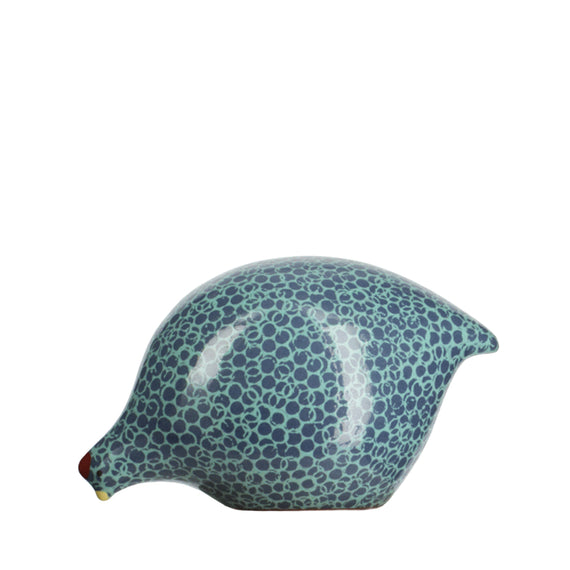 Les Ceramiques de Lussan Quail Pecking - Turquoise