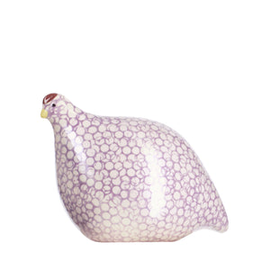 Les Ceramiques de Lussan Quail Standing - Mauve