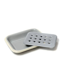 Les Choses Simples Enamel Soap Dish - Gris