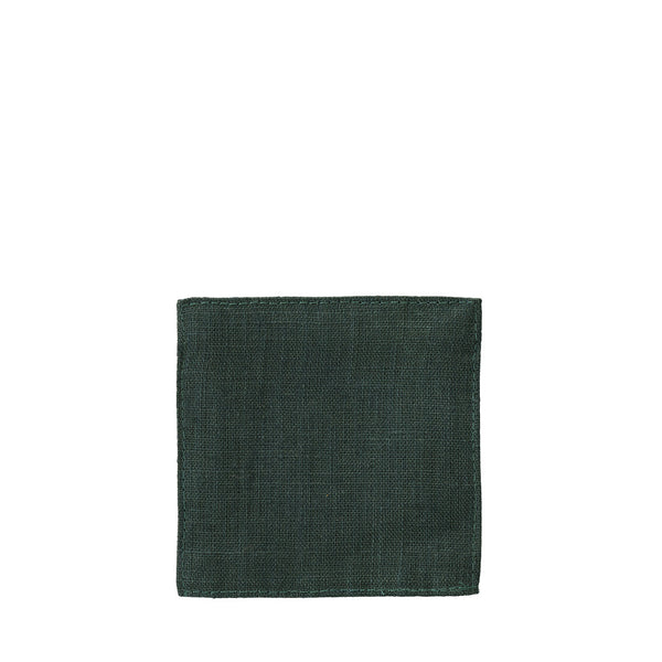 Linen Coaster: Vert Noir
