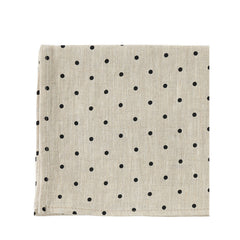 Linen Napkin: Natural Dot