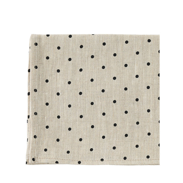 Linen Napkin: Natural Dot