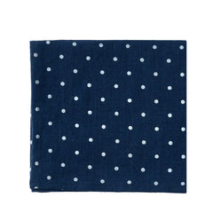 Linen Napkin: Navy Dot