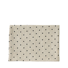 Linen Tea Towel: Natural Dot