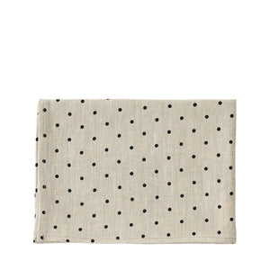 Linen Tea Towel: Natural Dot