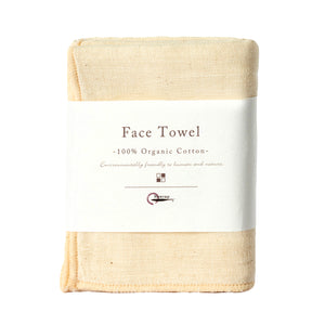 Nawrap Organic Cotton Face Towel - Natural