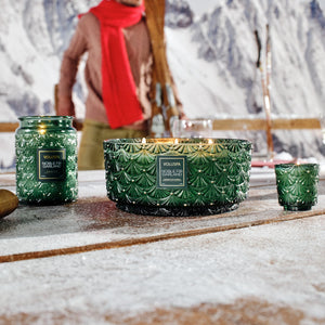 Noble Fir Garland Centrepiece Candle