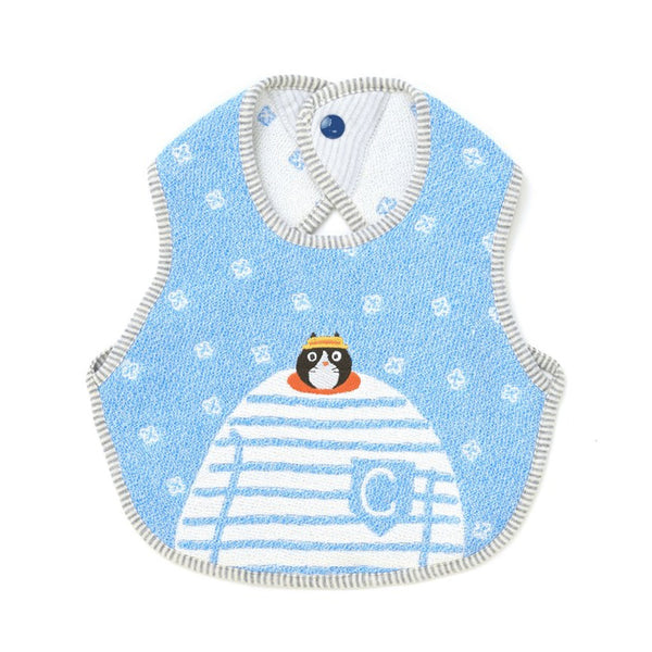 Osanpo Bib - Blue Cat