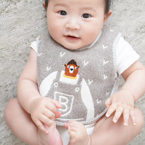 Osanpo Bib - Brown Bear