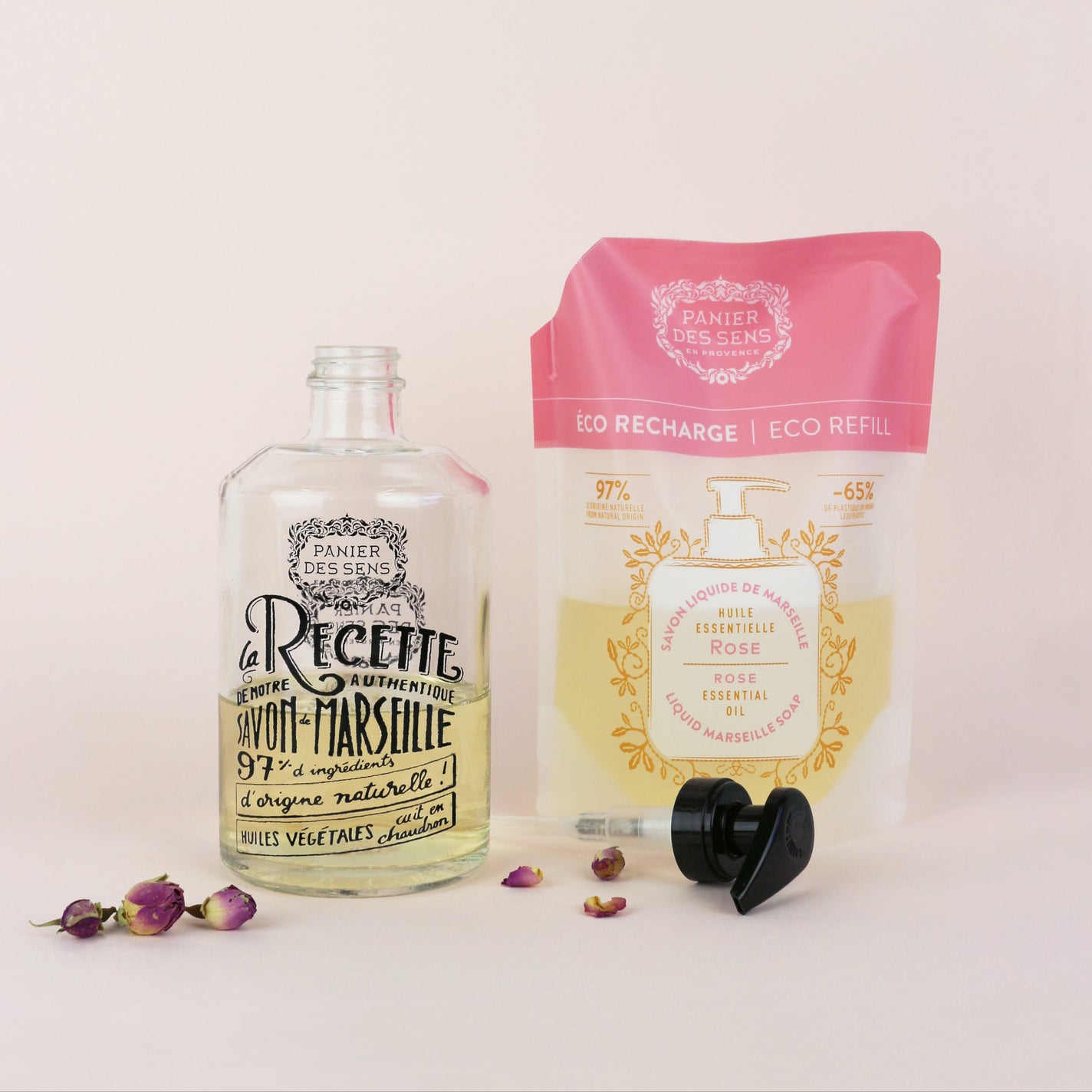 Panier des Sens Marseille Liquid Soap Eco Refill - Rose