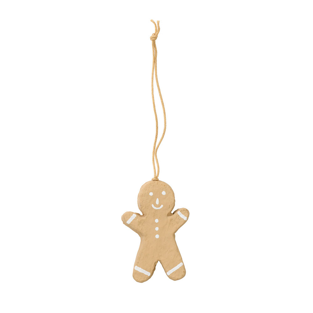 Papier Maché Ornament: Ginger Cookie