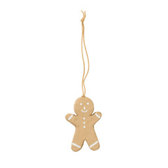 Papier Maché Ornament: Ginger Cookie