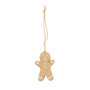 Papier Maché Ornament: Ginger Cookie