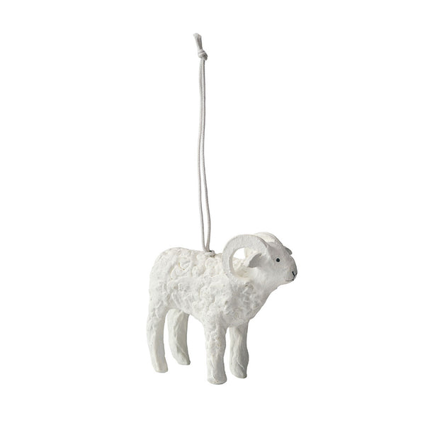 Papier Maché Ornament: Goat