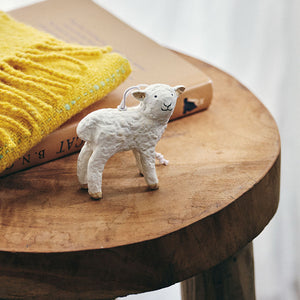 Papier Maché Ornament: Lamb