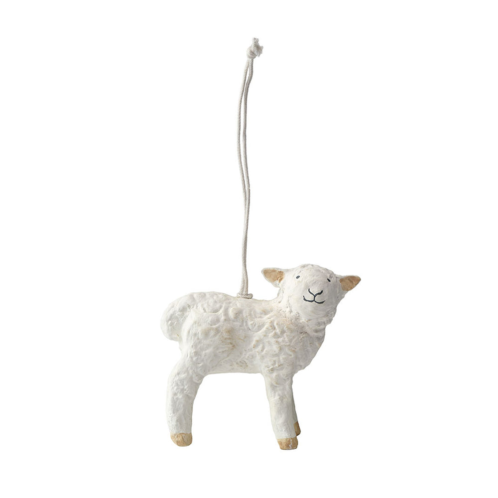 Papier Maché Ornament: Lamb