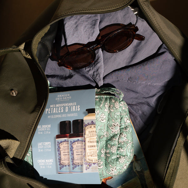 Precious Jasmine Travel Kit in Quilted Bag
