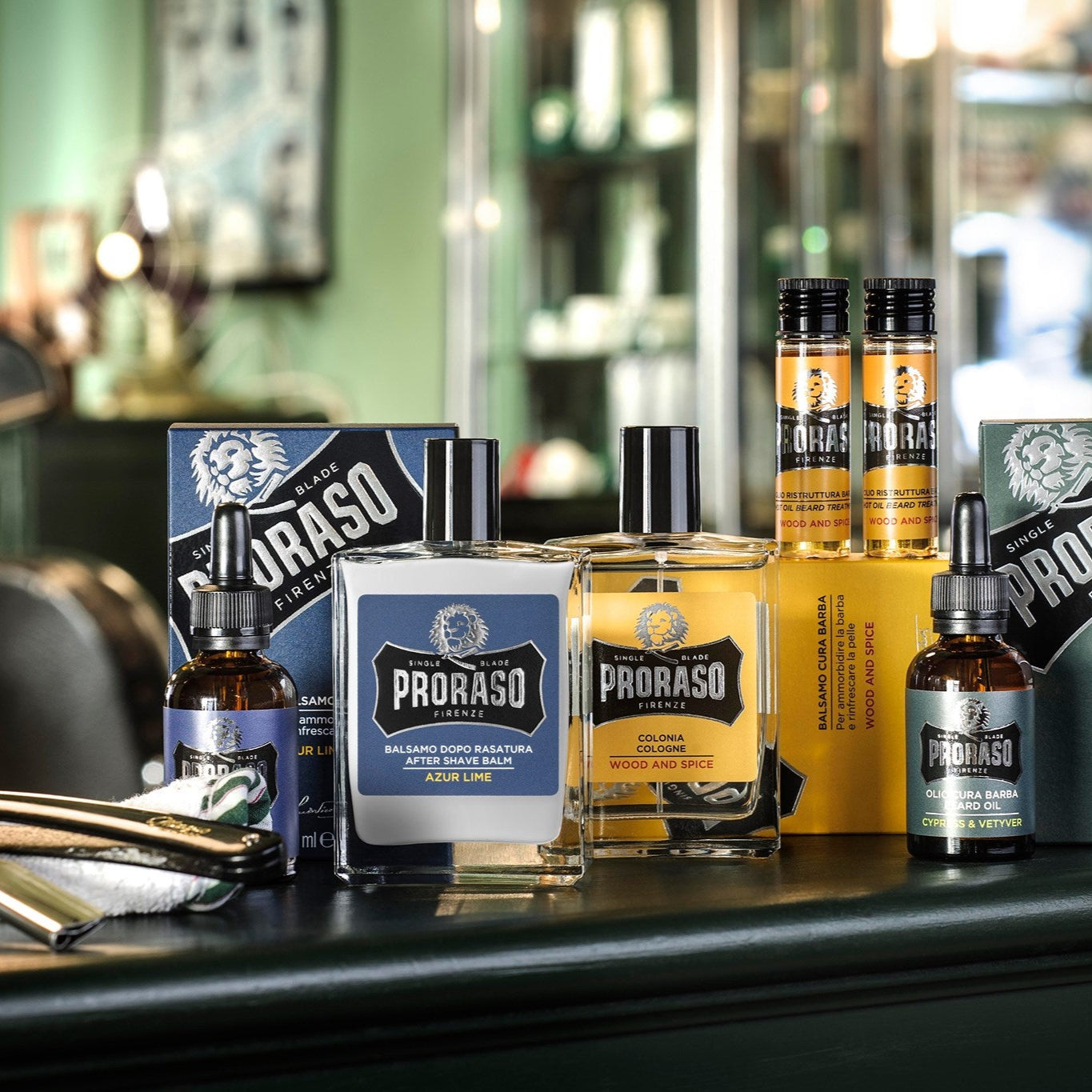 Proraso Single Blade Cologne - Azur Lime: Official Stockist