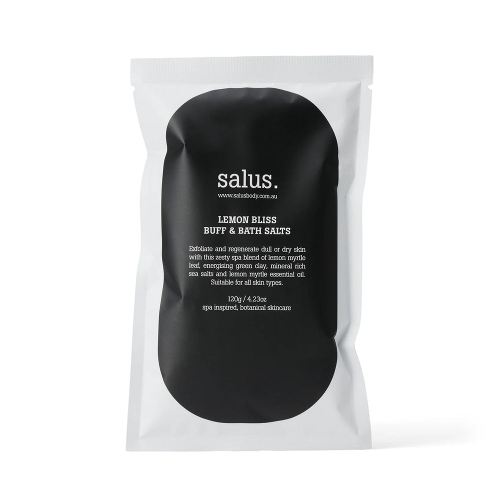 Salus Buff & Bath Salt Sachet - Lemon Bliss