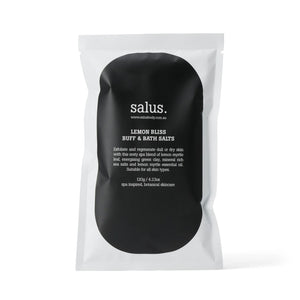 Salus Buff & Bath Salt Sachet - Lemon Bliss