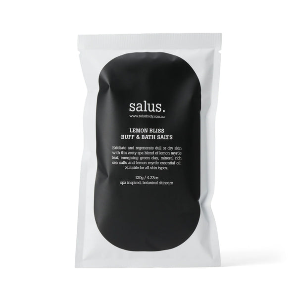 Salus Buff & Bath Salt Sachet - Lemon Bliss