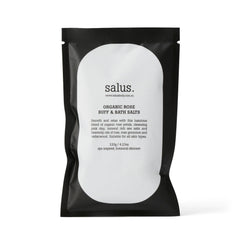 Salus Buff & Bath Salt Sachet - Organic Rose