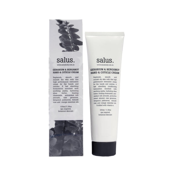 Salus Geranium & Bergamot Hand + Cuticle Cream - 100ml