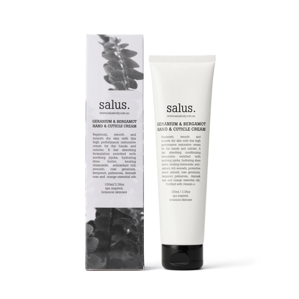 Salus Geranium & Bergamot Hand + Cuticle Cream - 100ml