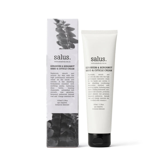 Salus Geranium & Bergamot Hand + Cuticle Cream - 100ml