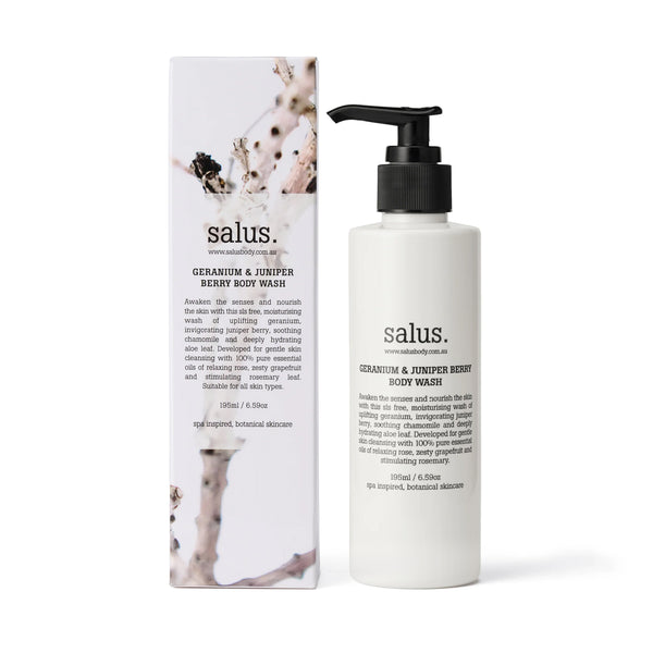 Salus Geranium + Juniper Berry Body Wash - 195ml