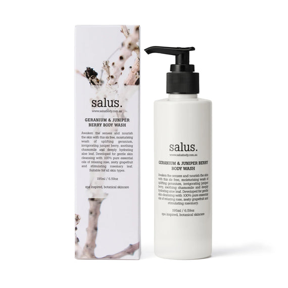 Salus Geranium + Juniper Berry Body Wash - 195ml
