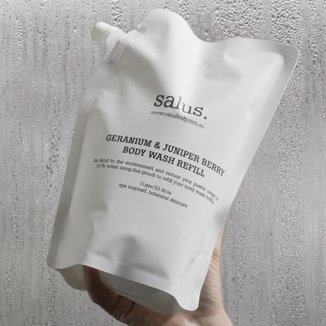 Salus Geranium + Juniper Berry Body Wash Refill - 1L