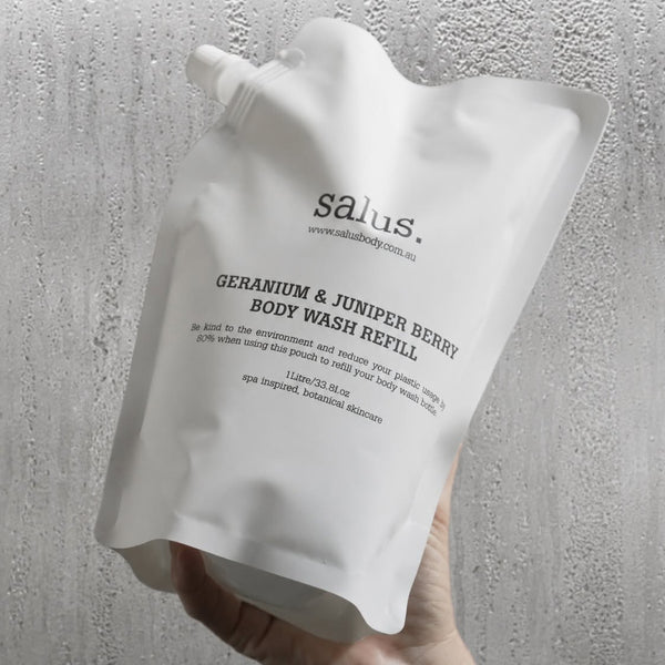 Salus Geranium + Juniper Berry Body Wash Refill - 1L