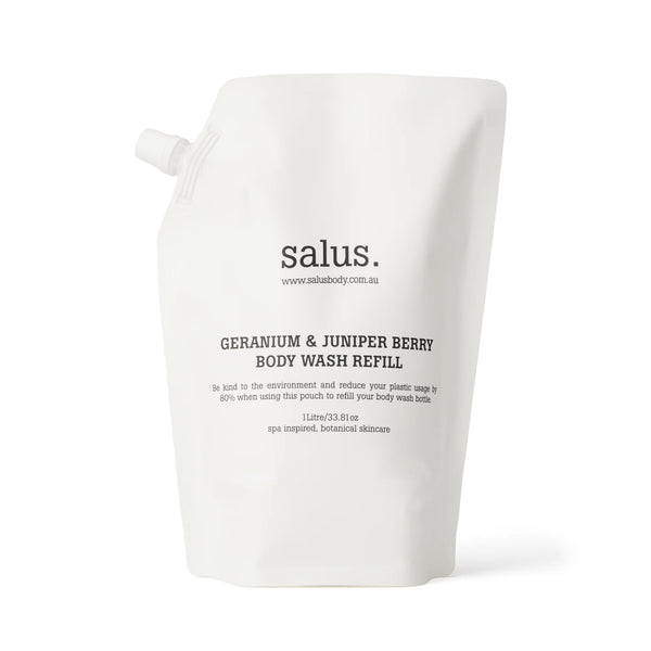 Salus Geranium + Juniper Berry Body Wash Refill - 1L