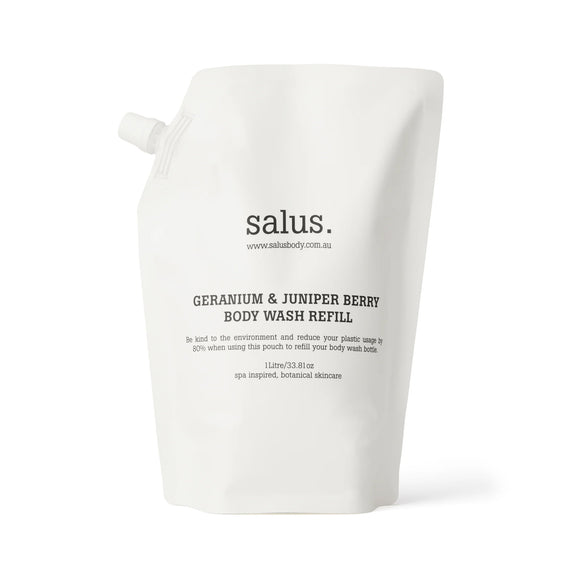 Salus Geranium + Juniper Berry Body Wash Refill - 1L
